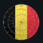Belgien Flagga Darttavla<br><div class="desc">Belgien Flagga</div>