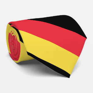 Belgien Flagga färg Slips