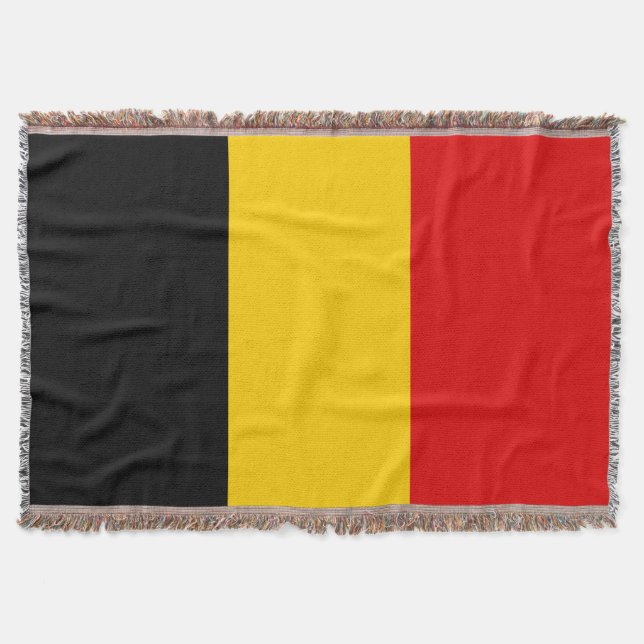 Belgien flagga filt (Framsidan)