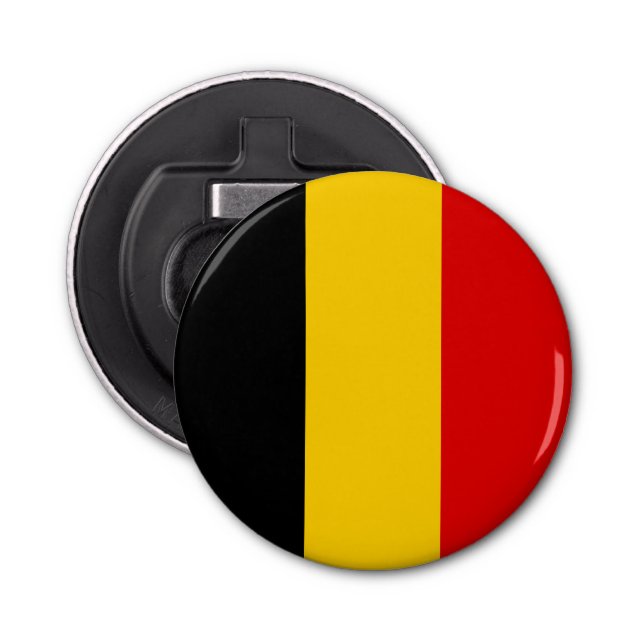 Belgien flagga flasköppnare (Framsidan)