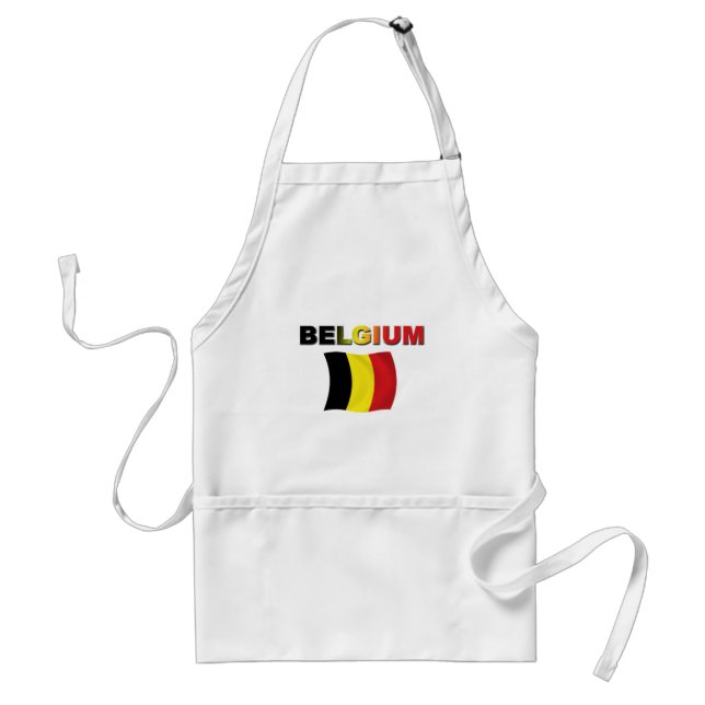 Belgien flagga förkläde (Framsidan)