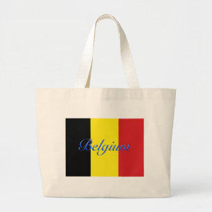 Belgien flagga jumbo tygkasse