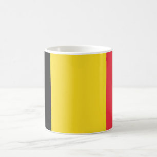 Belgien Flagga Kaffemugg
