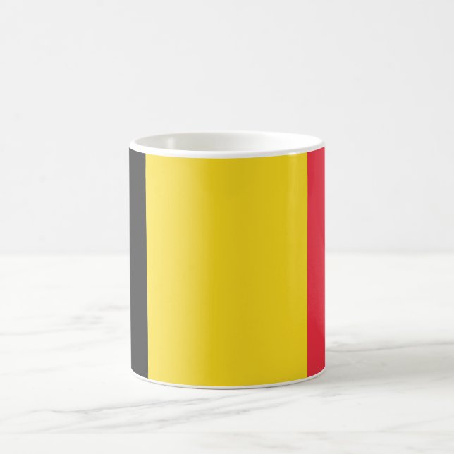 Belgien Flagga Kaffemugg (Center)