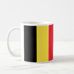 Belgien Flagga Kaffemugg