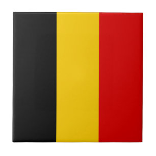 Belgien flagga kakelplatta