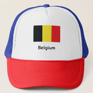 Belgien Flagga Keps