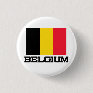 Belgien flagga knapp