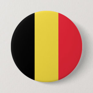 Belgien Flagga Knapp