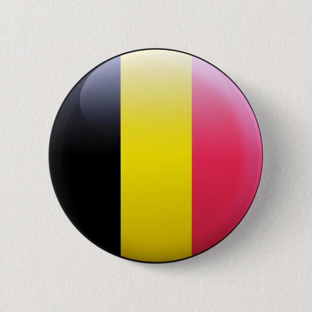 Belgien flagga knapp (Framsida)
