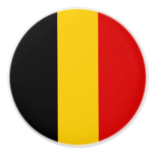 Belgien flagga knopp