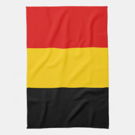 Belgien flagga kökshandduk