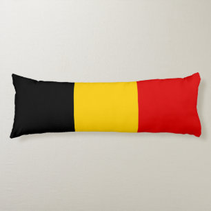 Belgien flagga kroppskudde