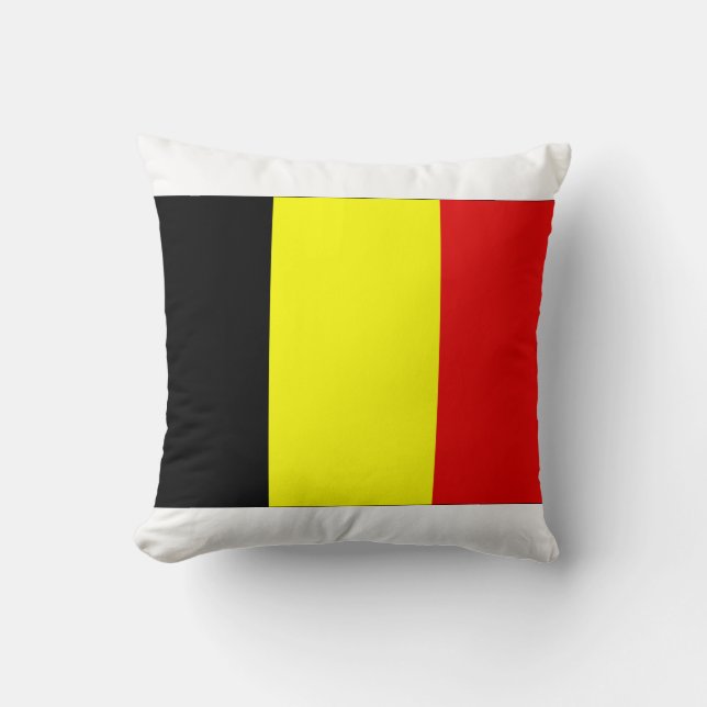 Belgien flagga kudde (Framsida)