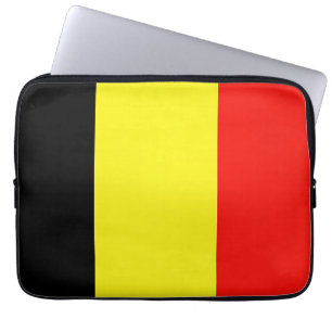 Belgien Flagga Laptop Fodral