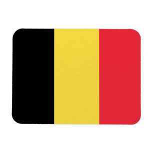 Belgien flagga magnet