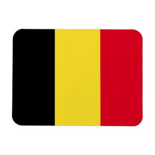 Belgien flagga magnet