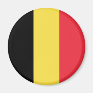 Belgien Flagga Magnet