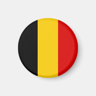 Belgien flagga magnet