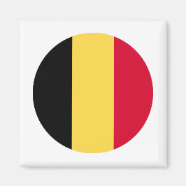 Belgien Flagga Magnet