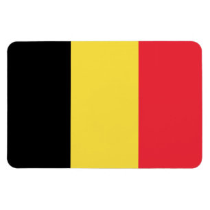 Belgien Flagga Magnet