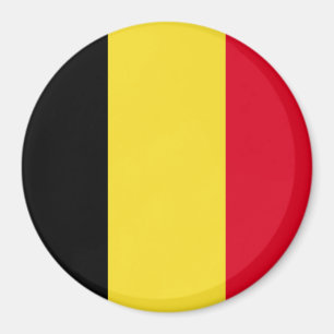 Belgien flagga magnet