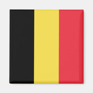Belgien Flagga Magnet