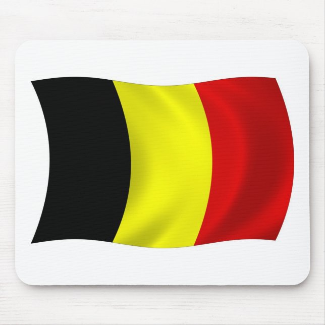 Belgien Flagga Musmatta (Framsidan)