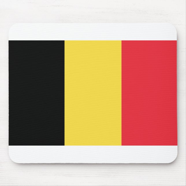 Belgien Flagga Musmatta (Framsidan)