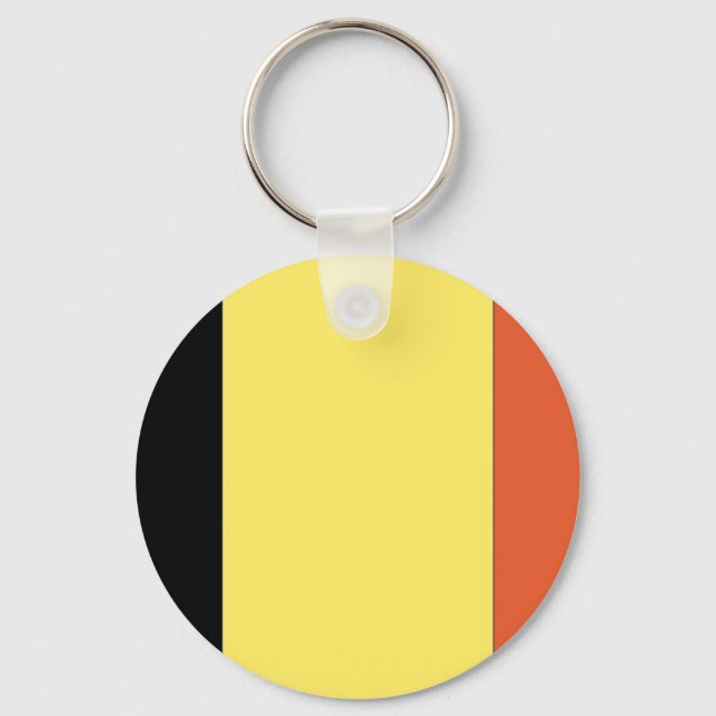 Belgien Flagga Nyckelring (Framsida)