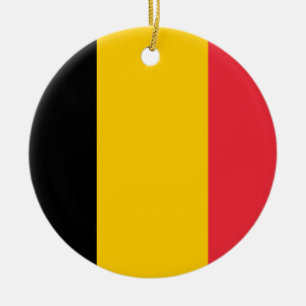 Belgien Flagga Ornament