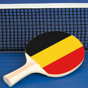 Belgien flagga pingisracket