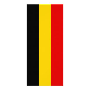 Belgien flagga reklamkort