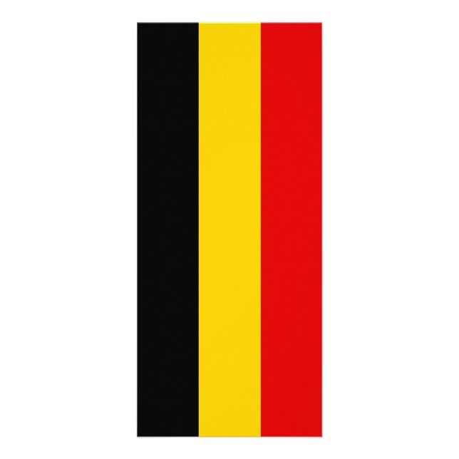 Belgien flagga reklamkort (Framsidan)