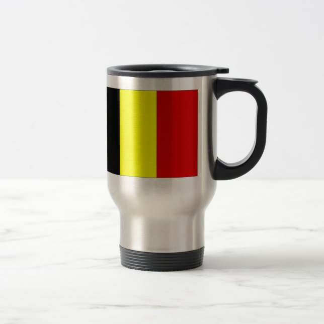 Belgien flagga resemugg (Höger)