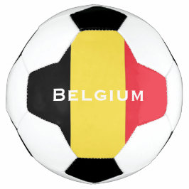 Belgien Flagga Soccer Ball