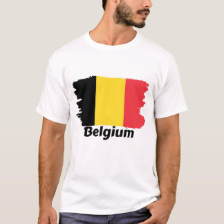 Belgien Flagga T Shirt
