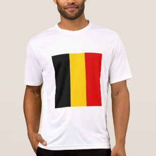 Belgien flagga t shirt