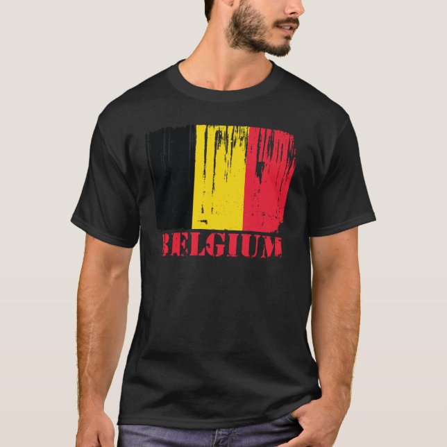 Belgien flagga tröja (Framsida)