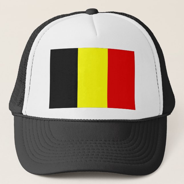 Belgien flagga truckerkeps (Framsida)