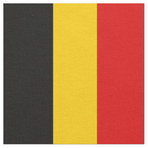 Belgien flagga tyg