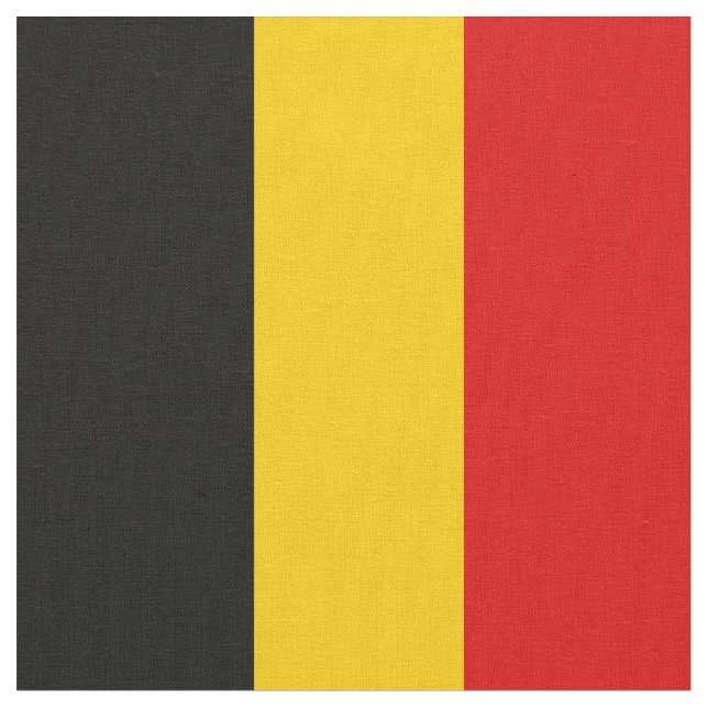 Belgien flagga tyg (Närbild)