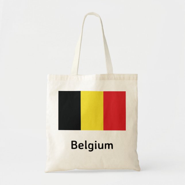 Belgien Flagga Tygkasse (Framsidan)