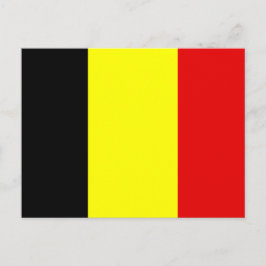 Belgien flagga vykort