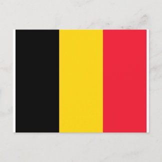 Belgien Flagga Vykort