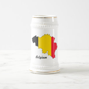 Belgien flaggamugg sejdel