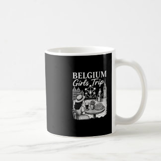 Belgien flickor resa belgisk stad reser flickor se kaffemugg