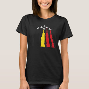 Belgien Flygplan Belgien Belgien T Shirt