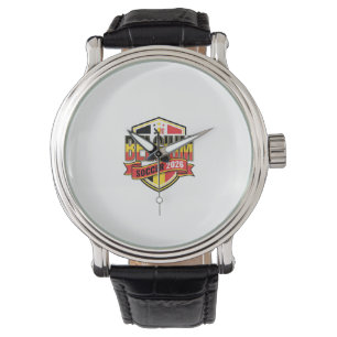 Belgien Fotboll 2026 Fotboll Fet Land Typografi Armbandsur