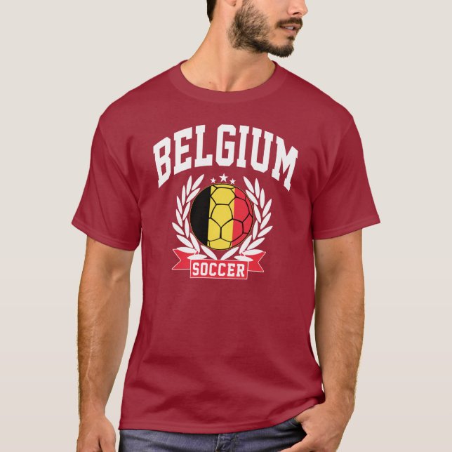 Belgien fotboll t shirt (Framsida)